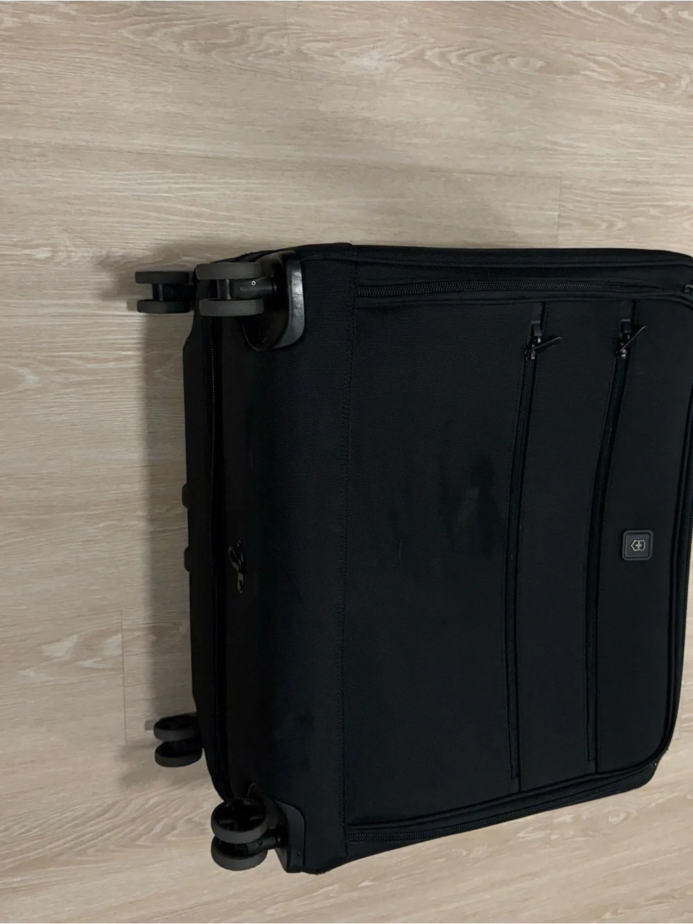 Victorinox Black Rolling Laptop Case with Telescopic Handle